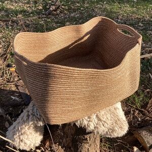 Large Woven Rope Basket
